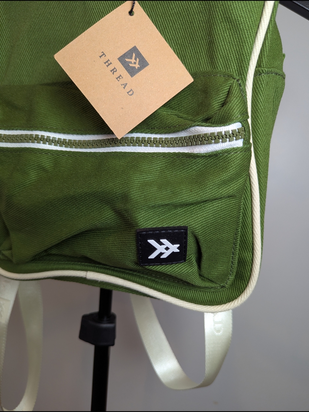 NWT Thread Brand Mini Backpack Green Carry On - Picture 2 of 8